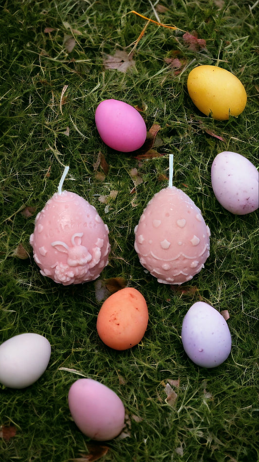 Easter egg candles