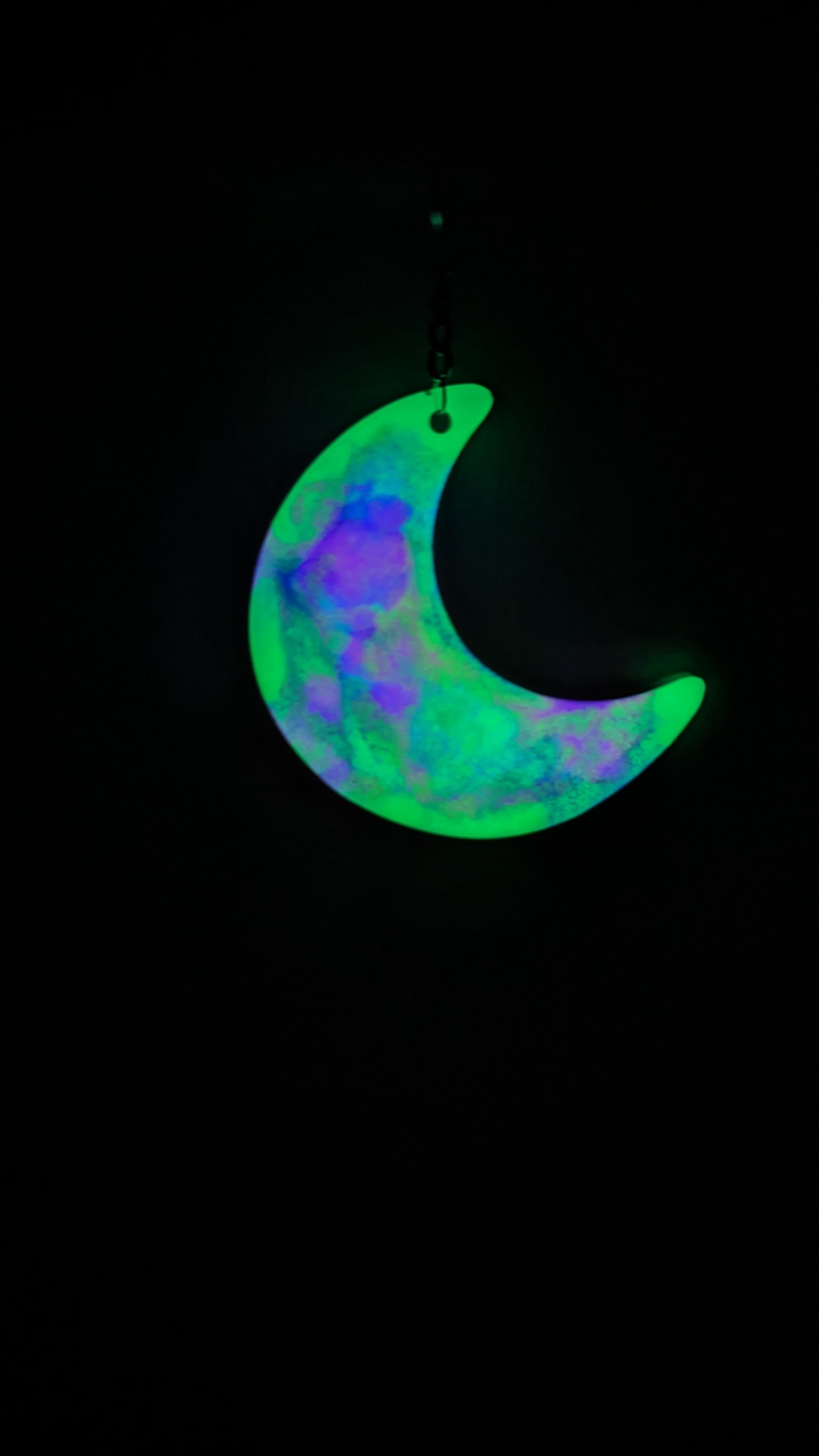 Glow Moon Keychain