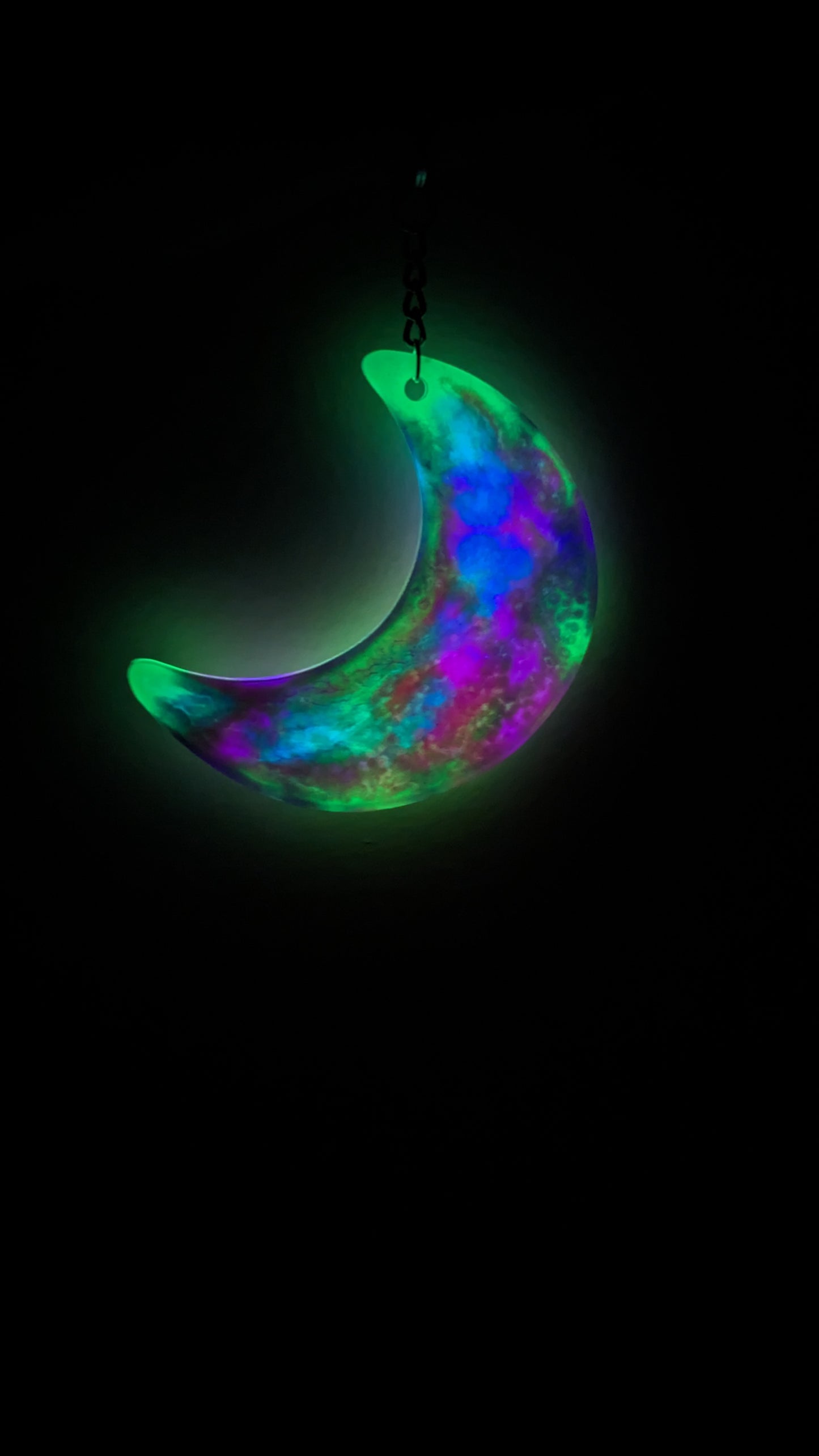 Glow Moon Keychain