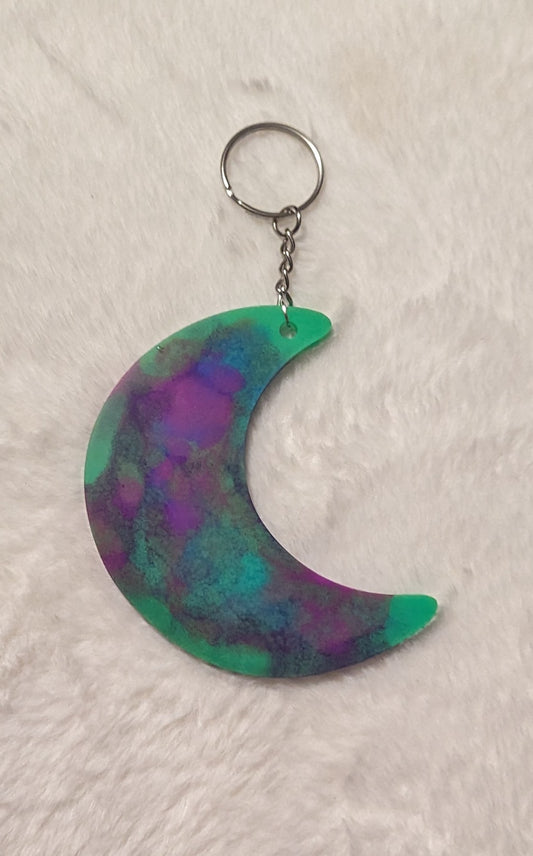 Glow Moon Keychain