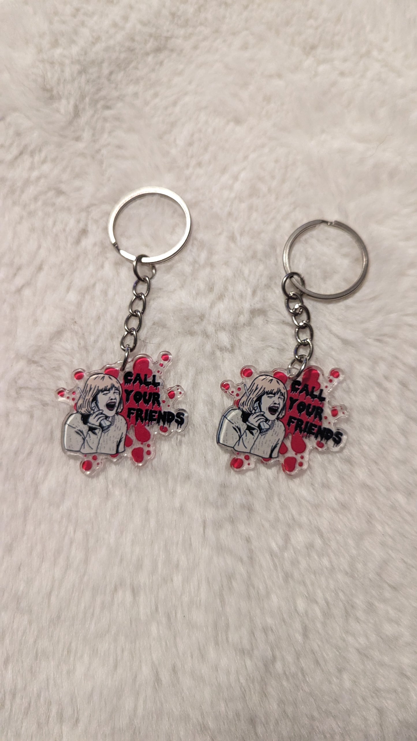 Call Your Friends Keychain