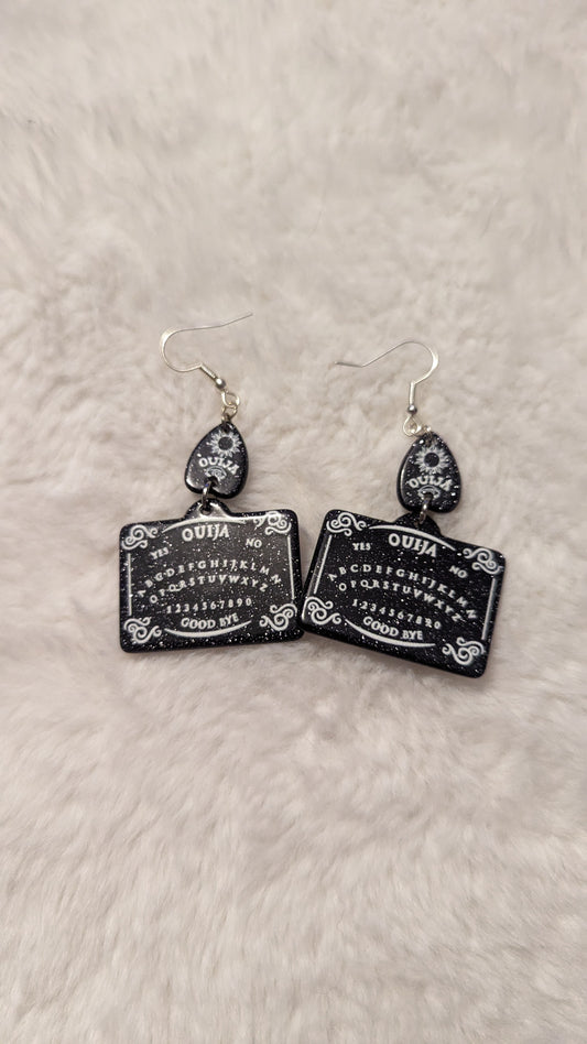 Boucles d’oreilles planche Ouija