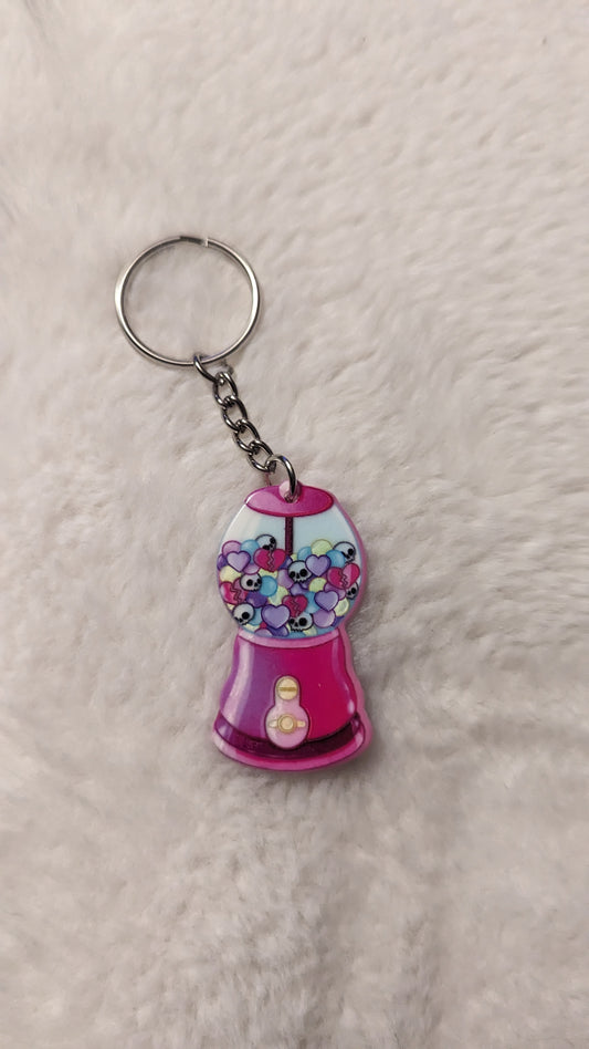 Skull Bubblegum Keychain