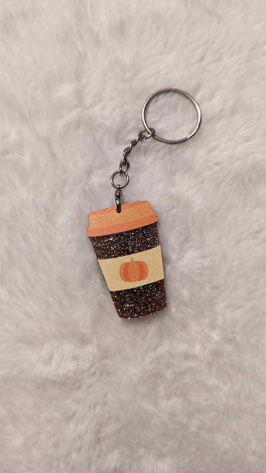 Pumpkin spice keychain