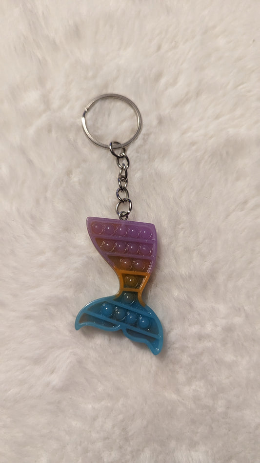 Mermaid tail keychain