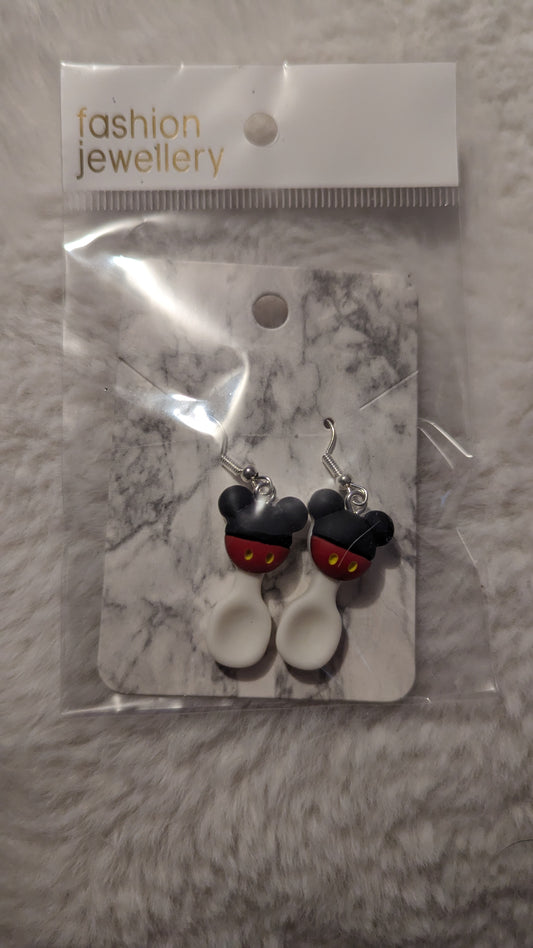 Boucles d'oreilles cuillère Mickey