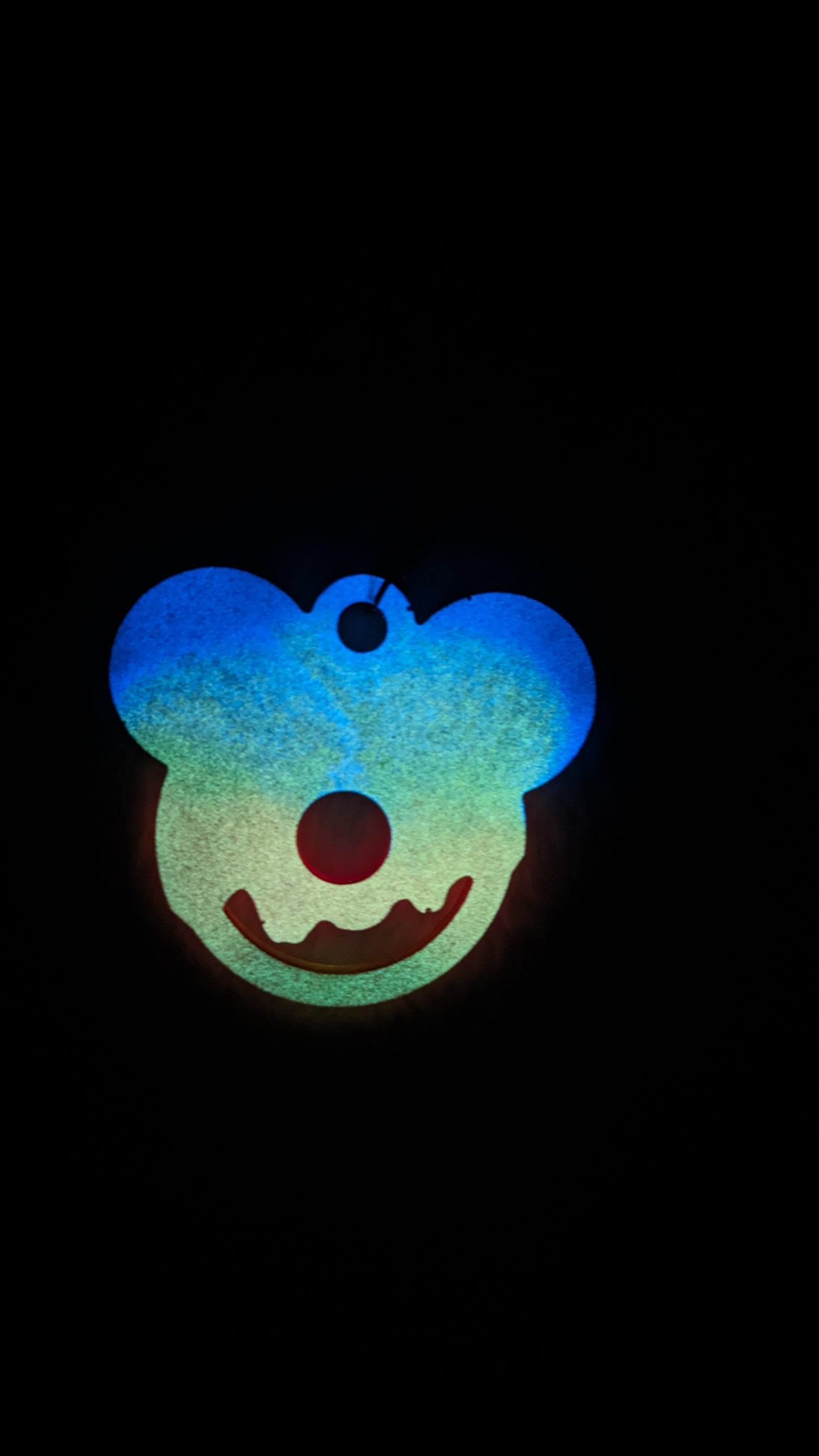 Porte-clés souris Glow Halloween