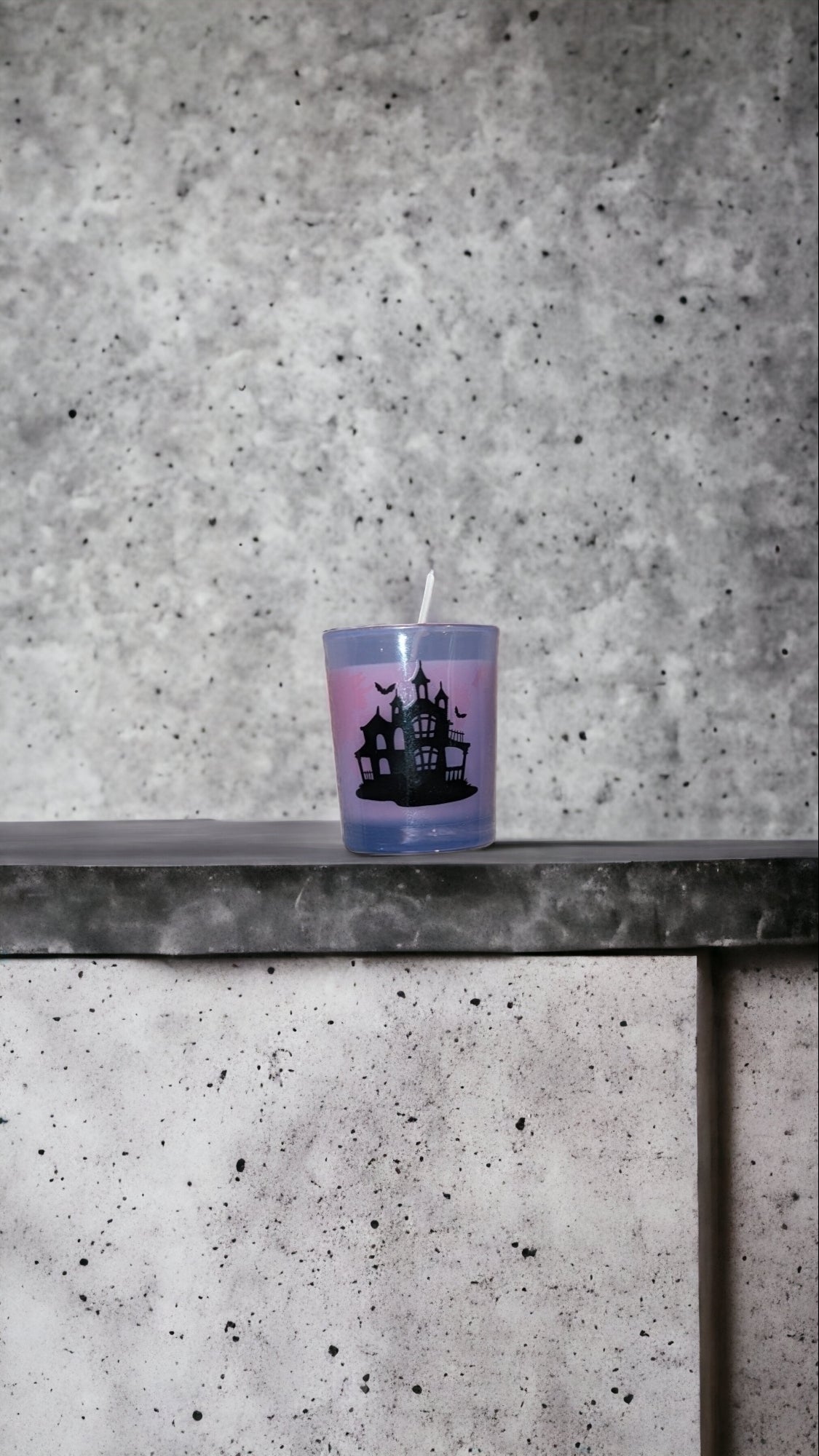 Mini Haunted House Candle