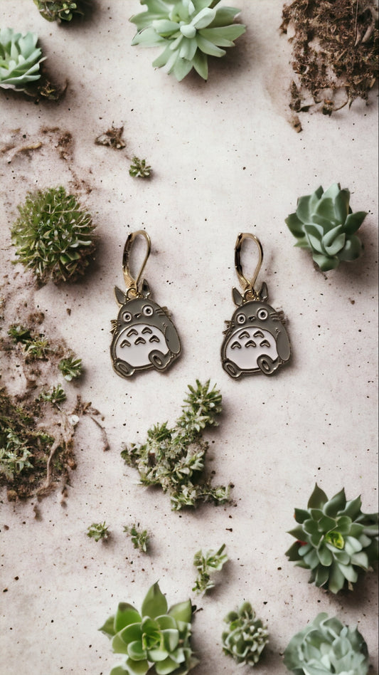 Boucles d'oreilles Totoro