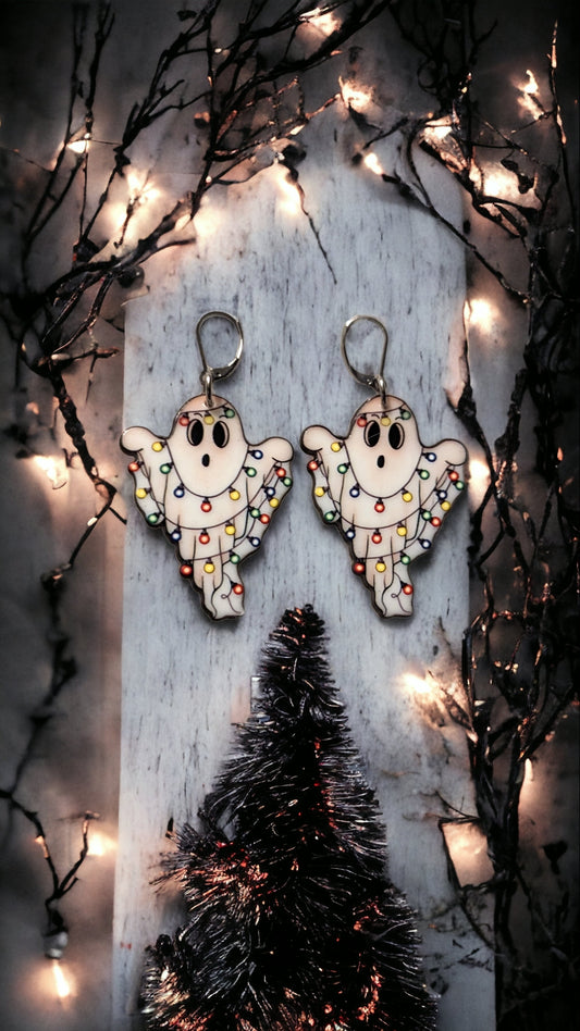 Festive Ghost Earrings