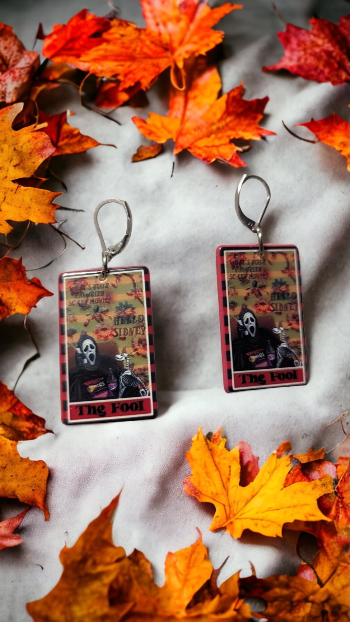 Horror Tarot Earrings