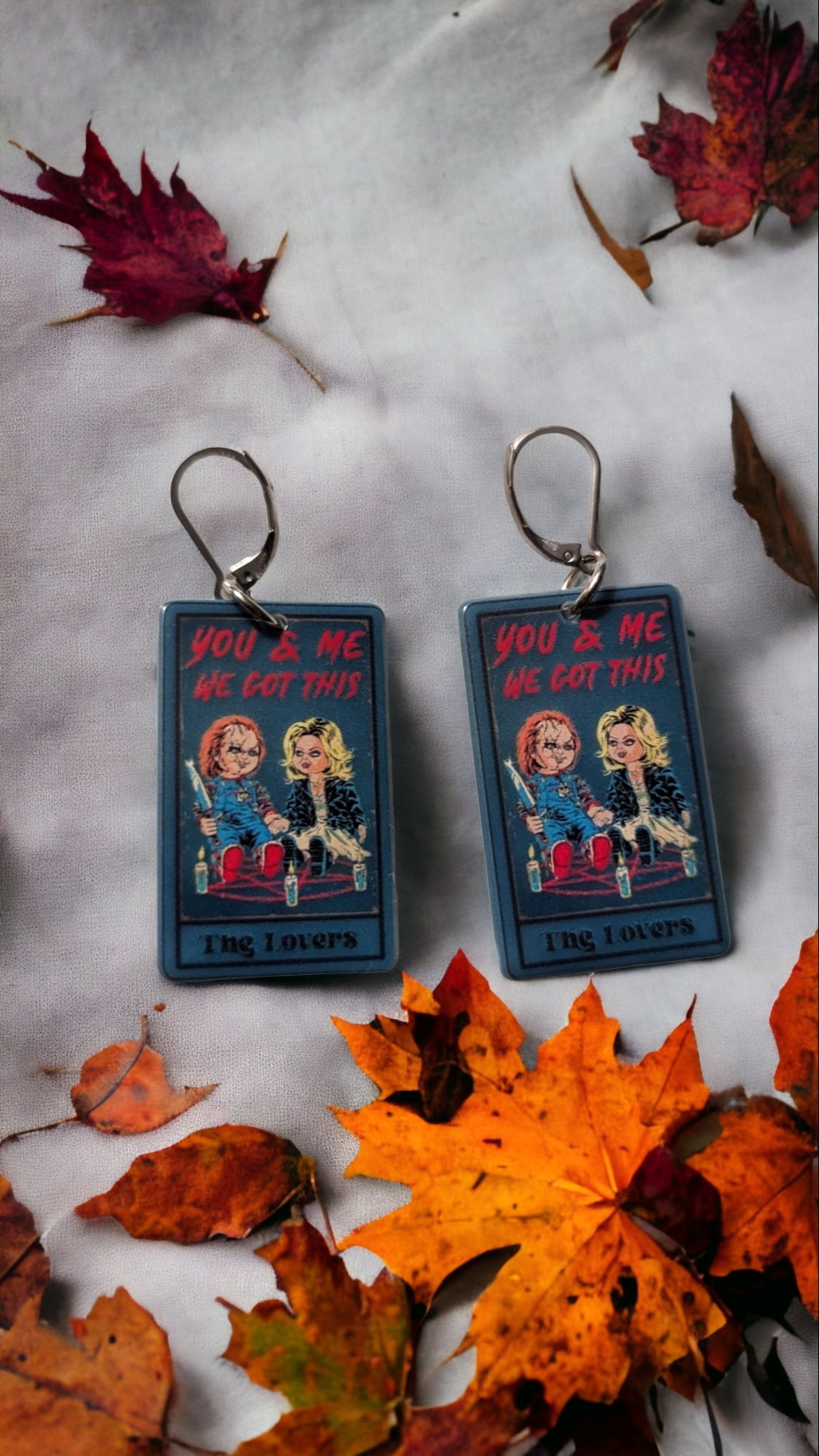 Horror Tarot Earrings