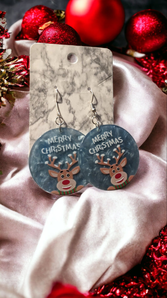 Christmas dangly earrings