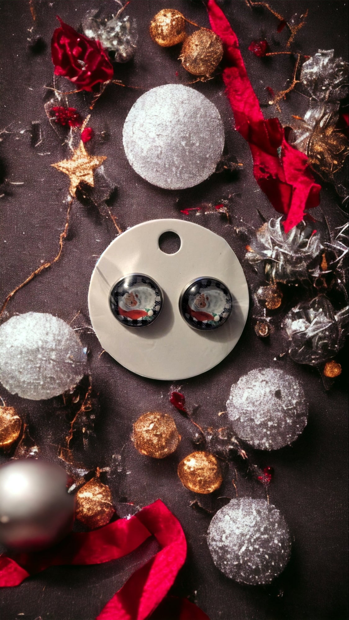 Christmas Studded Earrings