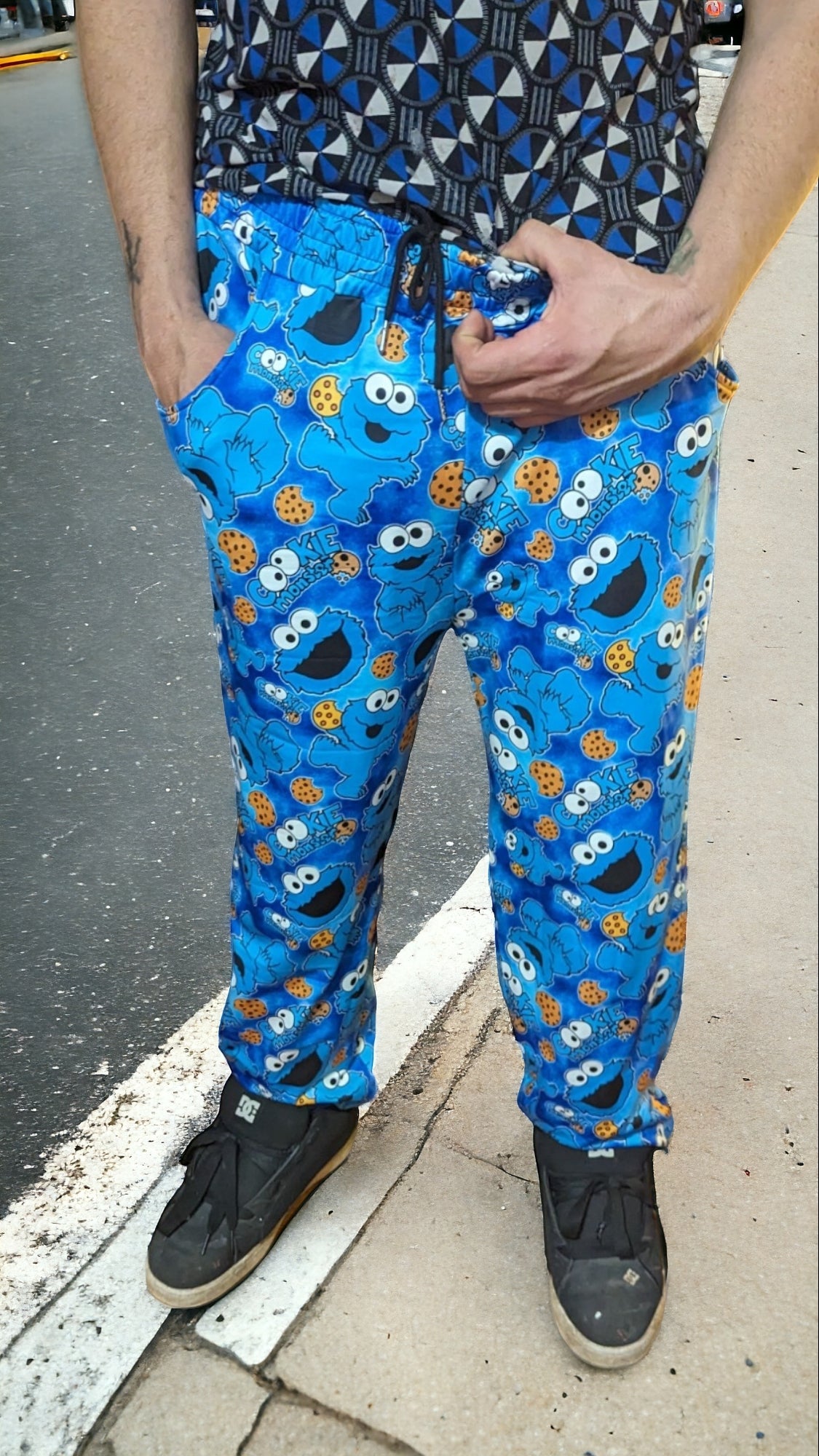 Cookie Monster Double Layered Joggers