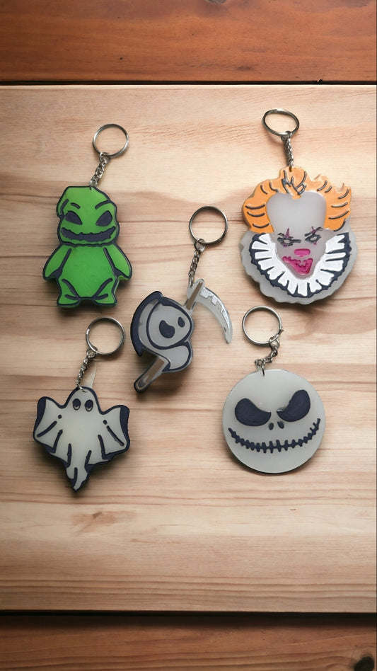 The Spooky Bunch Keychains