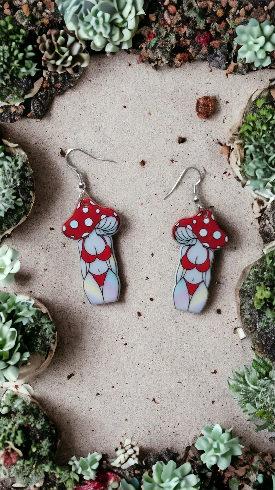 Boucles d’oreilles Mushroom Babe