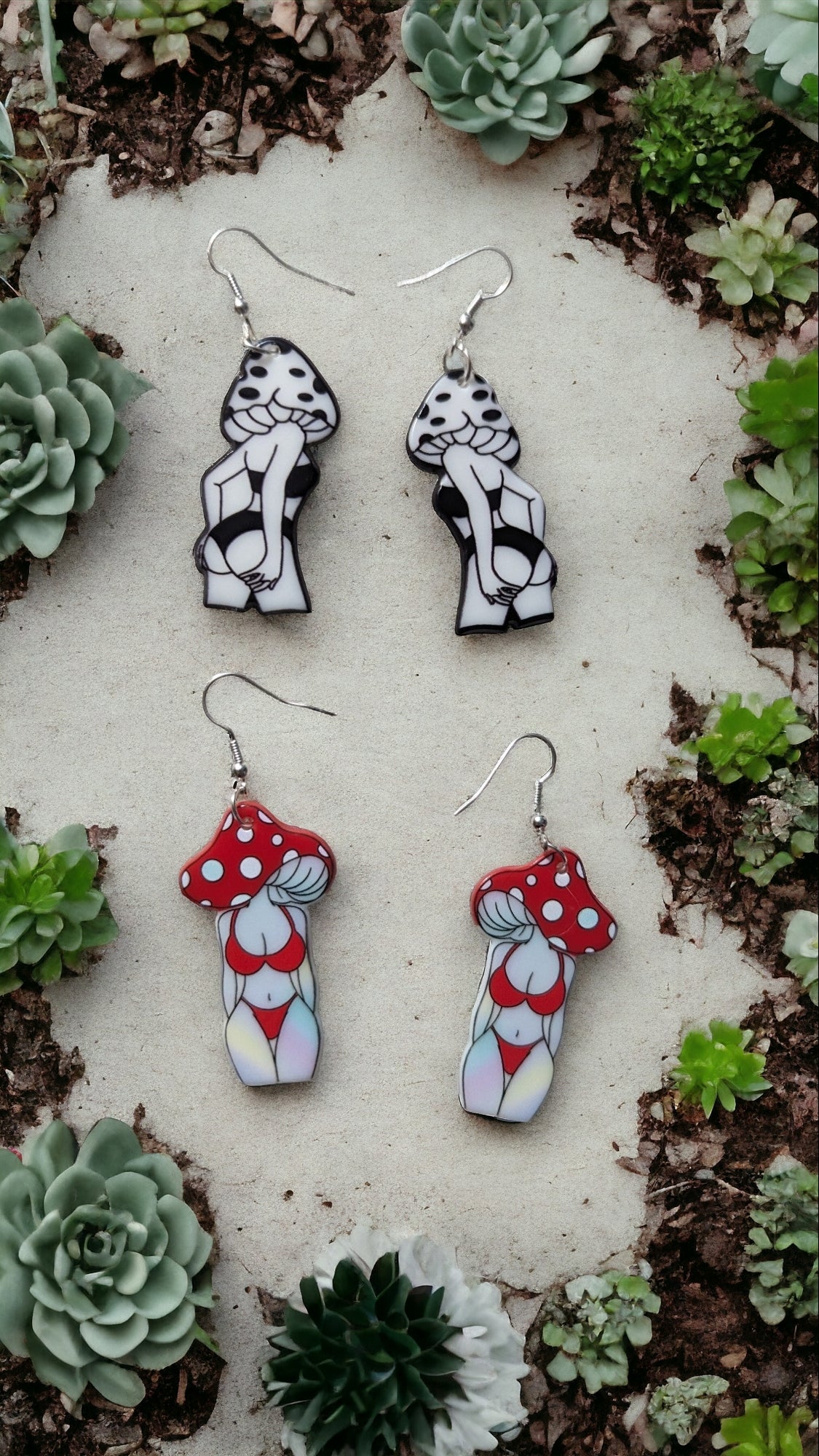 Boucles d’oreilles Mushroom Babe