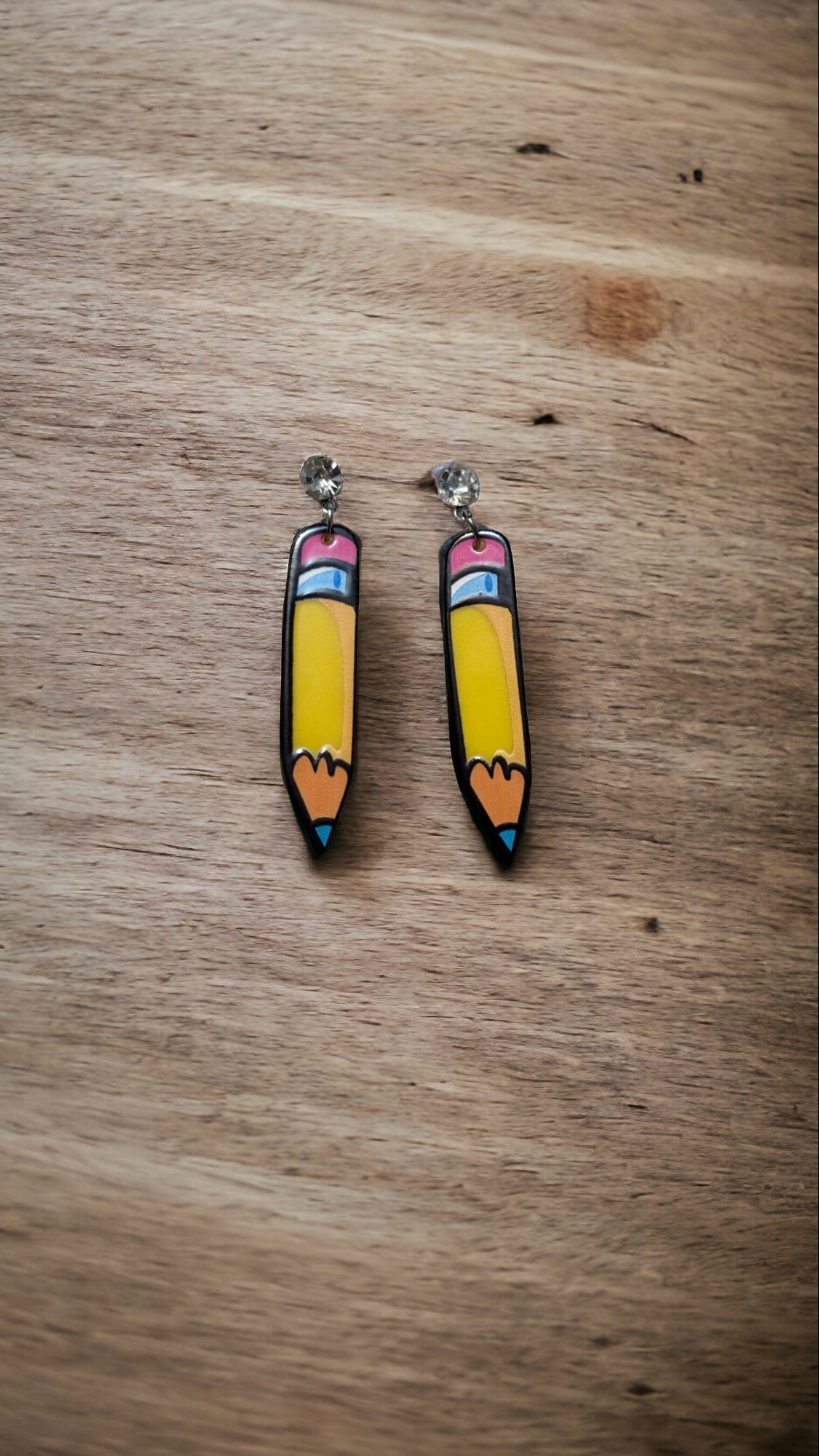 Boucles d'oreilles crayon