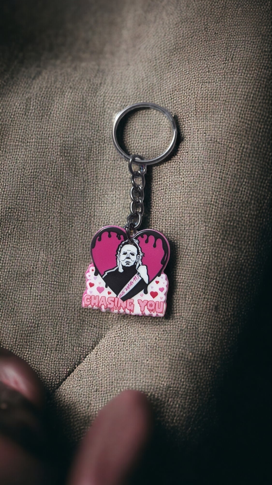 Horror Valentine's Keychains