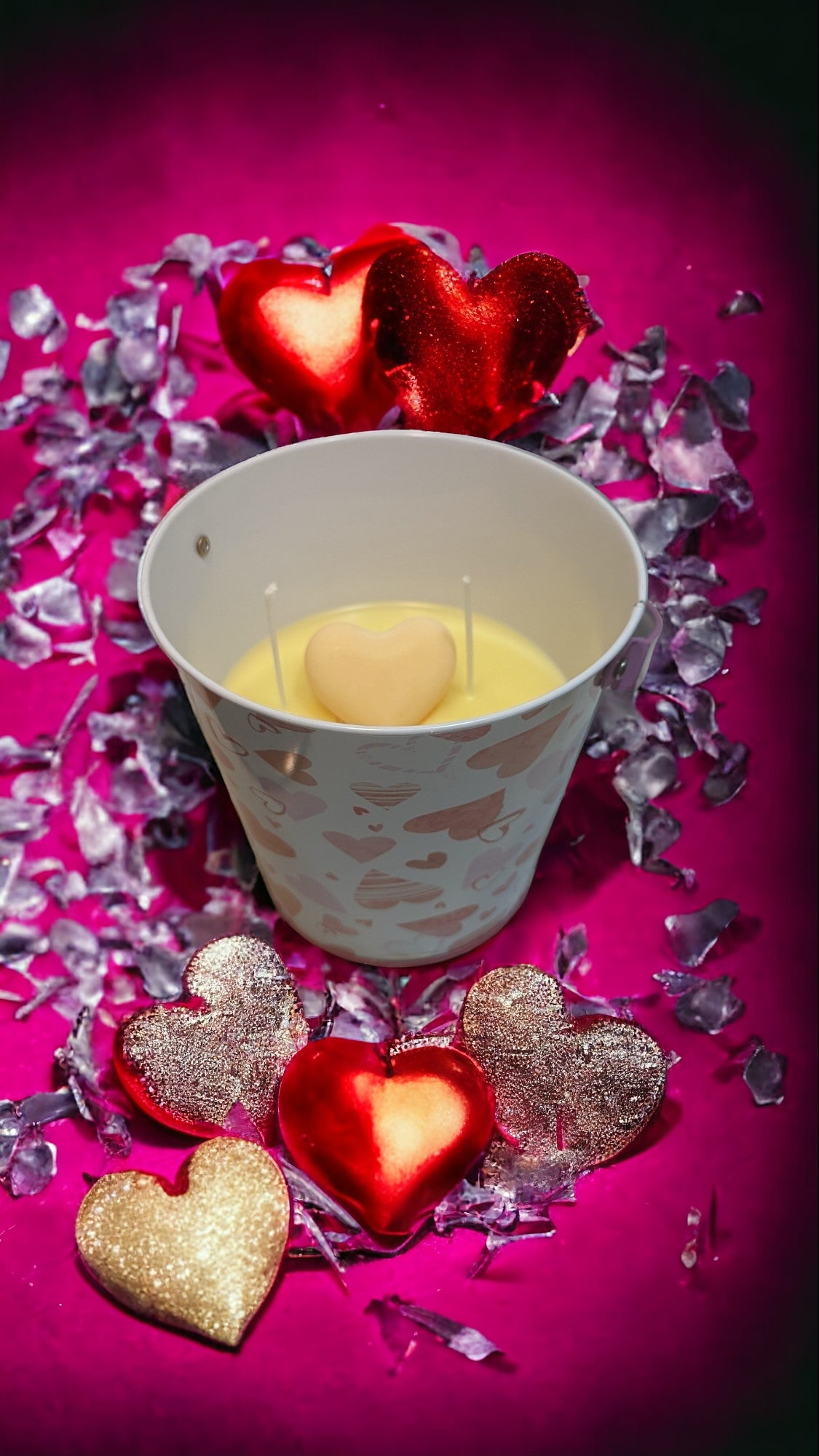 Grandes bougies de la Saint-Valentin