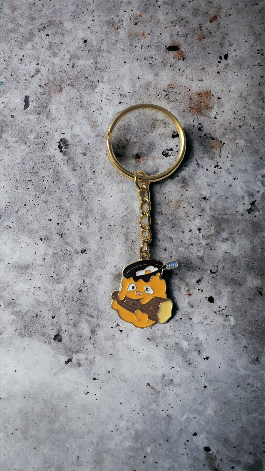 Anime Flame Keychain