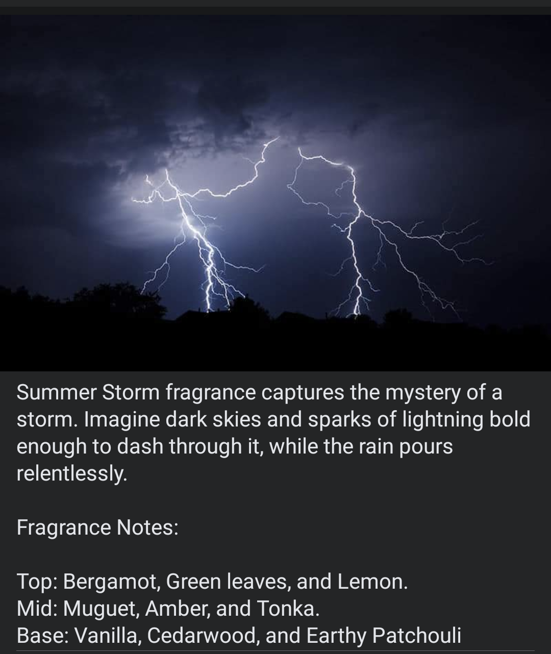 Summer Storm Candle