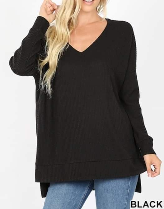 Black Cable knit sweater